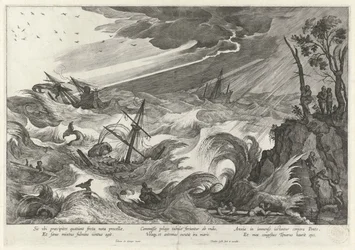 Otoño: tormenta en el mar Las cuatro estaciones (título de la serie)