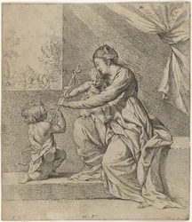 María con Cristo y Juan el Bautista