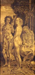 Las tres edades de la vida - panel derecho