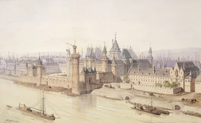 El Louvre durante el Reinado de Carlos V (1337-80) 