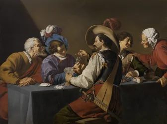 Naipes (óleo sobre lienzo)