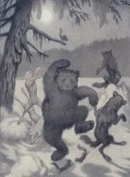 Baile a la luz de la luna, el cuento de invierno