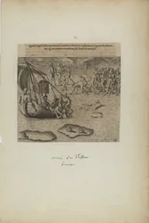 Appellit navis gallicai: qui inerant, redimunt a barbaris gossip pium... (del libro, Americae, tercera parte)
