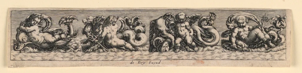 Panel decorativo: monstruos marinos