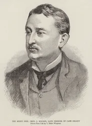 El Muy Honorable Cecil J Rhodes, Último Primer Ministro de la Colonia del Cabo