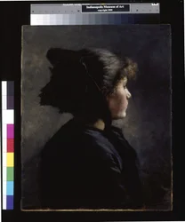 Chica de Múnich (óleo sobre lienzo)