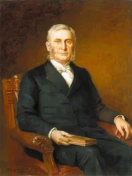 Retrato del reverendo Nathaniel A. Hyde (óleo sobre lienzo)