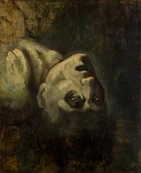 La cabeza de un hombre ahogado
