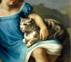Louise Vernet de niña ...