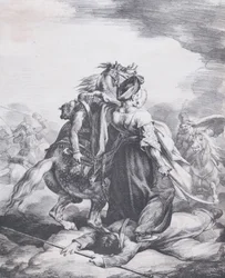 Mameluco Defendiendo a un Trompetero Herido, 1818