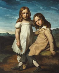 Retrato de Alfred y Elisabeth Dedreux, c.1818