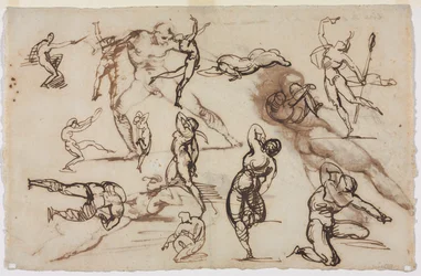 Hoja de bocetos (verso)