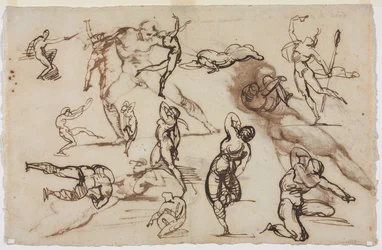 Hoja de bocetos (verso)