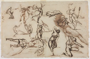 Hoja de Bocetos verso, 1819