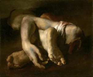 Estudio de pies y manos, hacia 1818-19