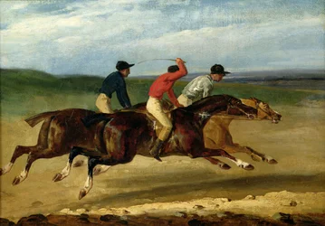 La carrera de caballos