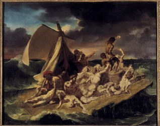 La balsa de la Medusa. Boceto