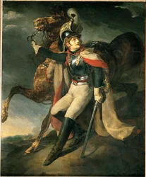 Dragón herido dejando fuego cruzado ...