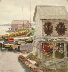 Secado de pieles, Sitka, ca. 1880-1914