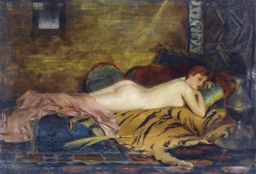 Desnudo reclinado