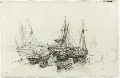 Barcos de pesca en Granville