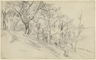 Bosque en Boisrémond (anverso); Cabaña en un bosque (reverso)