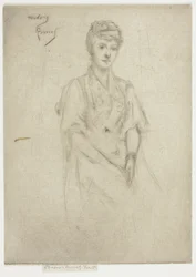 Retrato de la Sra. Cyprian Williams con disfraz