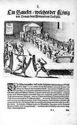 Banquete con el Rey, 1606