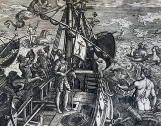 Cristóbal Colón descubriendo las Indias