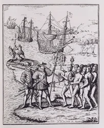 Colón en La Española, de 