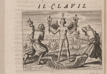Ilustración para Tripvs avrevs, hoc est, Tres tractatvs chymici selectissimi.., 1618