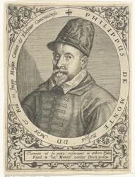 Retrato del compositor Philippe de Monte (1521-1603)
