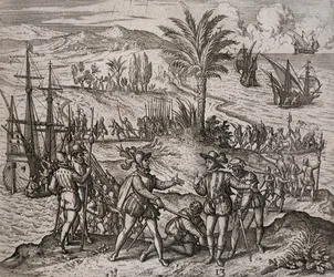 El arresto de Cristóbal y Bartolomé Colón por orden de Francisco de Bobadilla