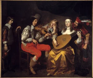 Un concierto en 1650 (Países Bajos)