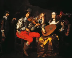 El concierto, de Theodor van Thulden, circa 1650