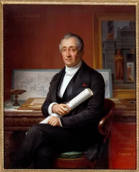 Retrato de Louis Tullius Visconti (1791-1853) arquitecto