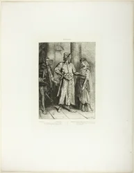 Honesto Iago, Desdémona debo dejarte, lámina 4 (acto 1, escena 3), de Otelo