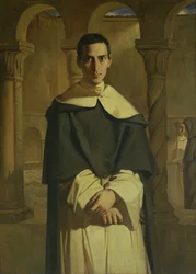 Retrato de Jean Baptiste Henri Lacordaire (1802-61), prelado y teólogo francés, 1841