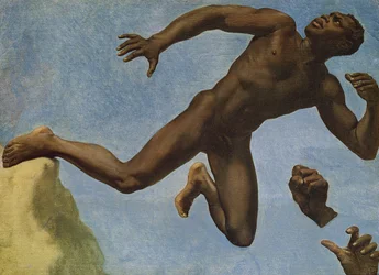 Estudio de un desnudo negro, 1838