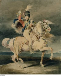 Géricault - Jorge IV como Príncipe de Gales (según Harlow), probablemente 1820 - 1821