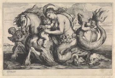 Triunfo de Galatea Figuras mitológicas (título de la serie)