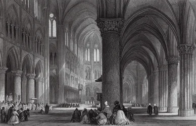 Catedral de Notre Dame, París (grabado)