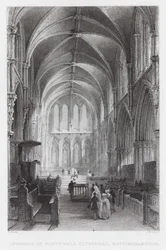 Interior de la Catedral de Southwell, Nottinghamshire