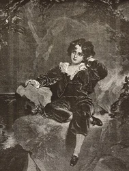 Retrato del Maestro Lambton de niño, Charles William Lambton, el Niño Rojo