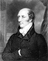 Retrato de George Canning (1770-1827) grabado por William Holt (grabado)