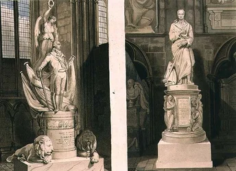 Memoriales al Capitán Montague en la Entrada Oeste y a Addison en el Rincón de los Poetas, placa 63 de 