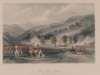 Casa Joss, Chapoo, Muerte del Coronel Tomlinson, 1842
