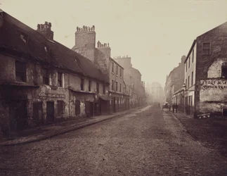 Main Street, Gorbals, mirando al sur.