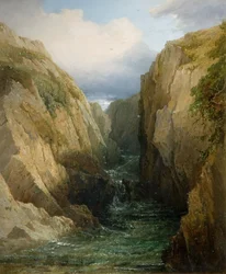 Garganta y río en Irlanda