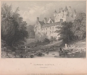 Cawdor Castle, Narnshire (publicado por G. Virtue); página 59 (Volumen Uno)